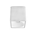 Downlight DOLOK-S angolare, con anello decorativo, diretto / indiretto IP20, bianco opaco dimmerabile