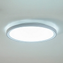 Brumberg LED Aufbau-Diffusorleuchte SUNNY MIDI, IP20,  44cm, Direkt-Indirekt, 230V, 40W 3000/400/6000K (CCT Switch), dimmbar, wei