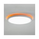 LED Aufbau-Diffusorleuchte SUNNY MIDI, Ø 44cm, IP20 IK04, 40W 3000/4000/6000K (CCT Switch), DALI steuerbar, weiß
