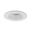 Downlight rond IP54, blanche gradable