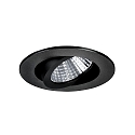 Luce da incasso IP65, Lucido, Nero, trasparente  6W 650lm 3000K 20-40 20-40 CRI 80-89