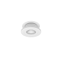 Lumire encastre NAVARINO rond, pivotant, rotatif IP20, blanc mat gradable 6W 510lm 3000K 24 24 CRI >80