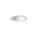 Brumberg LED Einbau-Downlight IMPLEMENT, IP20, rund,  8cm, Plug&Play 500mA, 8.9W 3000K 730lm 37, CRi >90, Strukturwei