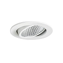 recessed luminaire IP20, glossy, transparent, white dimmable 12W 1280lm 4000K 20-40 20-40 CRI 80-89