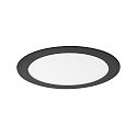LED Einbaupanel FLAT350, 350 mA, Ø 22,4 cm, IP44, 18,5W, 115°, 4000K, 2000lm, rund, schwarz