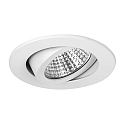 Lumière encastrée LAKIL-R pivotant, pour VDU, Dim-To-Warm IP20, blanche gradable 6W 460lm 1800 - 3000K 38° 38° CRI >80