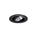 Luce da incasso LAKIL-R girevole, per VDU, Dim-To-Warm IP20, nero dimmerabile 6W 460lm 1800 - 3000K 38 38 CRI >80