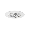 LED Einbaustrahler BIG65, 350 mA, IP65, 7,5W, 45, 3000K, 730lm, schwenkbar, rund, dimmbar, wei