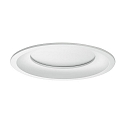 Recessed LED downlight BOWL, IP20, round,  23cm, 700mA, 30W 3000K 2510lm 100, white / diffuse