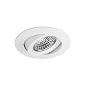 recessed luminaire OLENI-R / PHASE DIM 830 swivelling IP20, white matt dimmable 6,7W 570lm 3000K 38° CRI >80