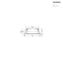 Brumberg Downlight OBIRA rotondo, rigido, versione integrata IP65, bianco opaco dimmerabile