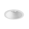 Downlight ODEMAR / PHASE DIM 830 rond, rigide, dimmable, reculer IP20, blanc mat gradable