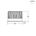 Brumberg Module LED MR16 commutable 7,8 | 7,9W 945 | 972 | 1031lm 2700 | 3000 | 4000K 50° 