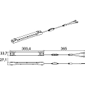 Brumberg Convertitore LINEO 500-700MA / 35W DOUBLE PLUG (Y-CABLE) / DALI-2 2 elemento, controllabile da DALI, CCT Switch, con spina, blu