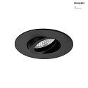Einbaustrahler EXPAND, IP20, rund,  10cm, GX5.3 max. 13W (exkl.), schwenkbar, Aluminium, schwarz