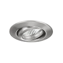 Recessed HV spot GU10, max. 50W, round, matt chrome