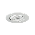 Recessed HV spot GU10, max. 50W, round, white