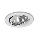 Recessed HV spot GU10, max. 50W, round, white