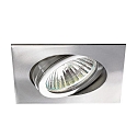 Brumberg LED Einbaustrahler-Set GILLAN-S ON/OFF, IP20, eckig, 230V, 6W 3000K 730lm 38°, schaltbar, schwenkbar, V4A Edelstahl Brumberg LED Einbaustrahler-Set GILLAN-S ON/OFF, IP20, eckig, 230V, 6W 3000K 730lm 38°, schaltbar, schwenkbar, V4A Edelstahl