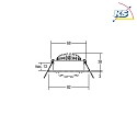 Brumberg Downlight rotondo, incluso l'autista IP20, Nero 