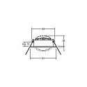 Brumberg LED Einbaustrahler-Set BB09 inkl. Konverter, IP20, rund, 230V, 6W 3000K 640lm 38°, schwenkbar 25°, Edelstahl Brumberg LED Einbaustrahler-Set BB09 inkl. Konverter, IP20, rund, 230V, 6W 3000K 640lm 38°, schwenkbar 25°, Edelstahl