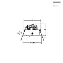 Brumberg Luce da incasso IP20, Acciaio inossidabile, Lucido, trasparente  6W 680lm 3000K 20-40° 20-40° CRI 80-89