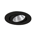 Brumberg LED Einbaustrahler-Set SEVEN-R inkl. Konverter, IP20, rund, 230V, 7W 2700K 740lm 38°, schwenkbar 30°, Schwarz Brumberg LED Einbaustrahler-Set SEVEN-R inkl. Konverter, IP20, rund, 230V, 7W 2700K 740lm 38°, schwenkbar 30°, Schwarz