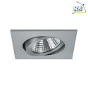 Brumberg Downlight angulaire, pivotant IP20, aluminium mat gradable
