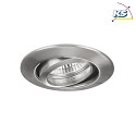 Brumberg Downlight BB09 rond, Dim-To-Warm IP20, nickel mat gradable