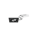 Luce da incasso LAKIL-S angolare, girevole, per VDU, Dim-To-Warm, Set di 1 IP20