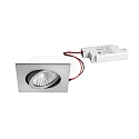 Downlight rond, Dim-To-Warm IP20, aluminium mat gradable