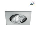 Brumberg Downlight rotondo, Dim-To-Warm IP20, Alluminio opaco dimmerabile