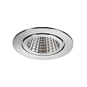 Brumberg Downlight BB15 rigido, dimmerabile IP54, Bianco dimmerabile