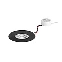 LED-Einbaudownlight 230 V AC, 50 Hz, 7, 3000K, schwarz