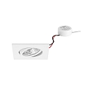 LED-Einbaustrahler 230 V AC, 50 Hz, 7 W, 3000K, wei