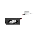 recessed luminaire IP65, glossy, black  7W 620lm 3000K 20-40 20-40 CRI 80-89