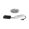 LED-Einbaustrahler 230 V AC, 50 Hz, 6 W, 3000K, transparent
