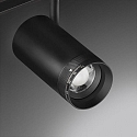 Projecteur sur rail PEPA RONDO 25-55 / 16W cylindrique, contrlable par DALI, focalisable IP20, noir mat gradable