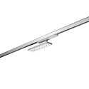LED 3-Phasen Schienenstrahler BALI MINI-S S 97/91, 29.4cm, drehbar + schwenkbar, DALI-2 dimmbar, 20W 3000K, silber