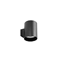 wall luminaire M1 down, round, rigid, flush, recessed IP20, powder coated, black matt dimmable