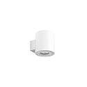 wall luminaire M1 down, smooth, round, rigid, flush IP20, powder coated, white matt dimmable