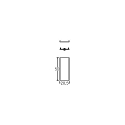 Brumberg Connector 180 for surface profile P06-20 (BRUM-53603260 /-70 /-80), incl. borehole, raw aluminum / transparent