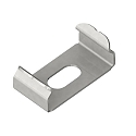 Holder set (2 items) for recessed profile P35-14, spring steel, silver