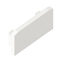 End caps set for recessed profile BRUM-53604080, white