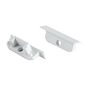 End caps set for recessed profile P34-14 (BRUM-53653), silver
