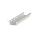 Flush-mounted wing profile P35-14, for LED-Strips up to 1.4cm width, 200cm, anodised alu