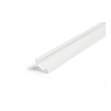 Surface LED corner profile P60-10, for LED-Strips up to 1cm width, 200cm, white laquered