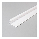 Surface LED wall profile P73-12, for LED-Strips up to 1.2cm width, 200cm, white laquered