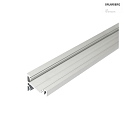 LED Complete Corner profileset, for LED-Strips up to 1.4cm width, 200cm, white laquered