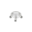 ceiling luminaire TAGES 3 flames, round GU10 IP20, white matt dimmable